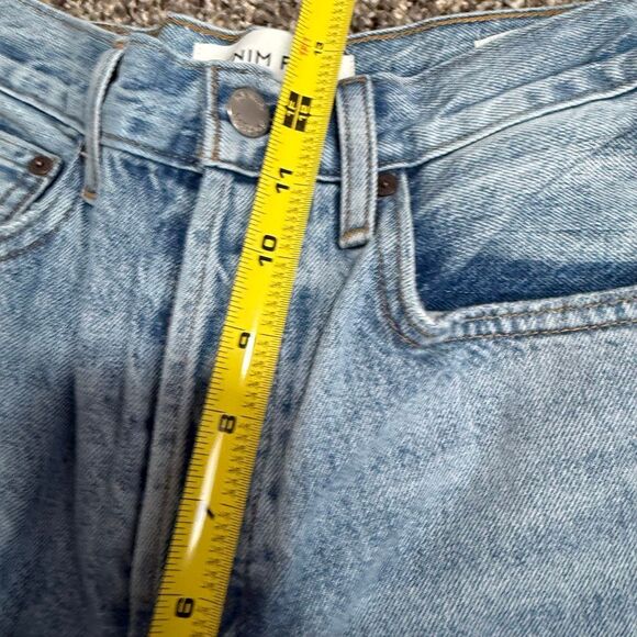 Denim Forum The Joni High Rise Loose Jeans Light Wash Distressed Straight 26” - Picture 6 of 8